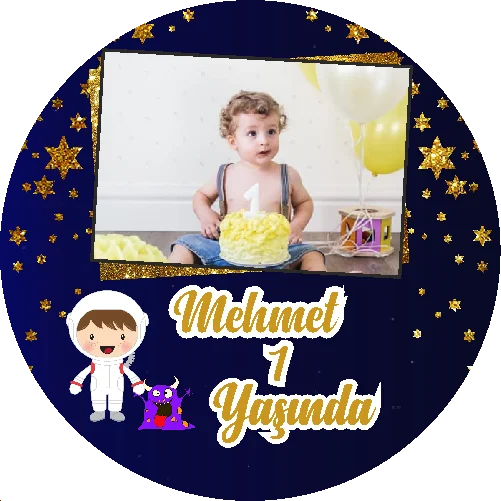 Gezegen Temalı Yuvarlak Açacak Magneti